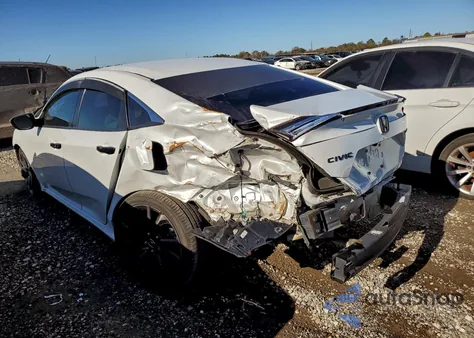 2019 Honda Civic Sport из США, поврежденный, VIN 19XFC2F80KE032368